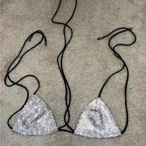 Poster Grl Drip Disorder Rhinestone Bra